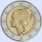 2 euros Monaco 2007